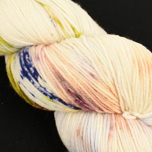 Lolo Did It Plush Sock Yarn Hand Dyed 4-Ply SW Merino Blend 430yds OOAK Elegance - Picture 2 of 4